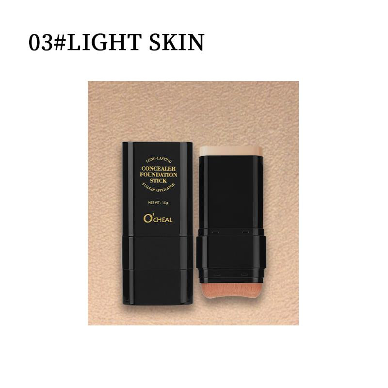O'CHEAL Concealer & Stick,1 Box Waterproof Radiant Concealer & ,Hydrating Flawless Coverage Makeup Tool for Women & Girls, Cosmetic, Moisturizing Solid , Long Wearing Water Proof Makeup, Moisture Lite Serum Boosted Permanent Foundation