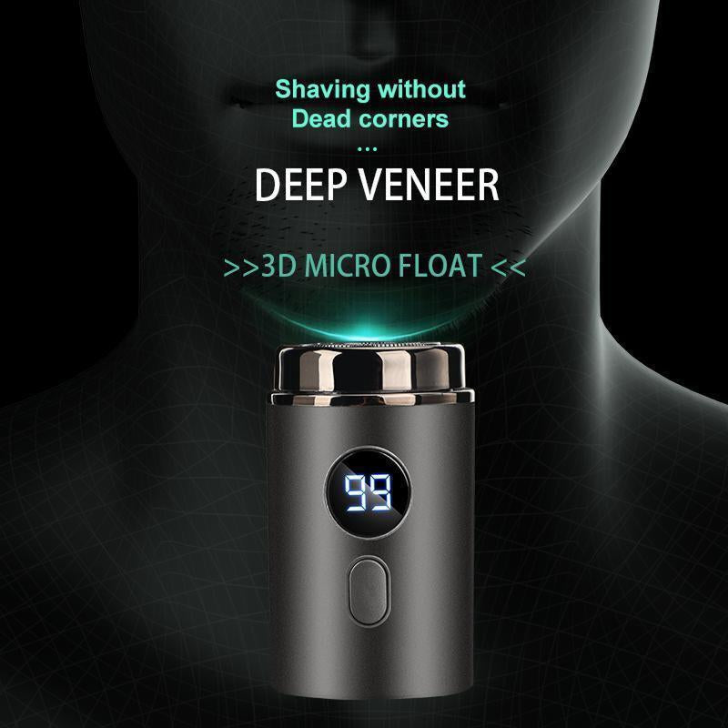 Electric Mini Shaver, Waterproof Portable USB Rechargeable Razor with Lcd Display, Washable Beard Trimmer for Men, Great for Travel and Home Use,Shaver for Women, Shaver for Men,Shaving Products,Barber Equipment