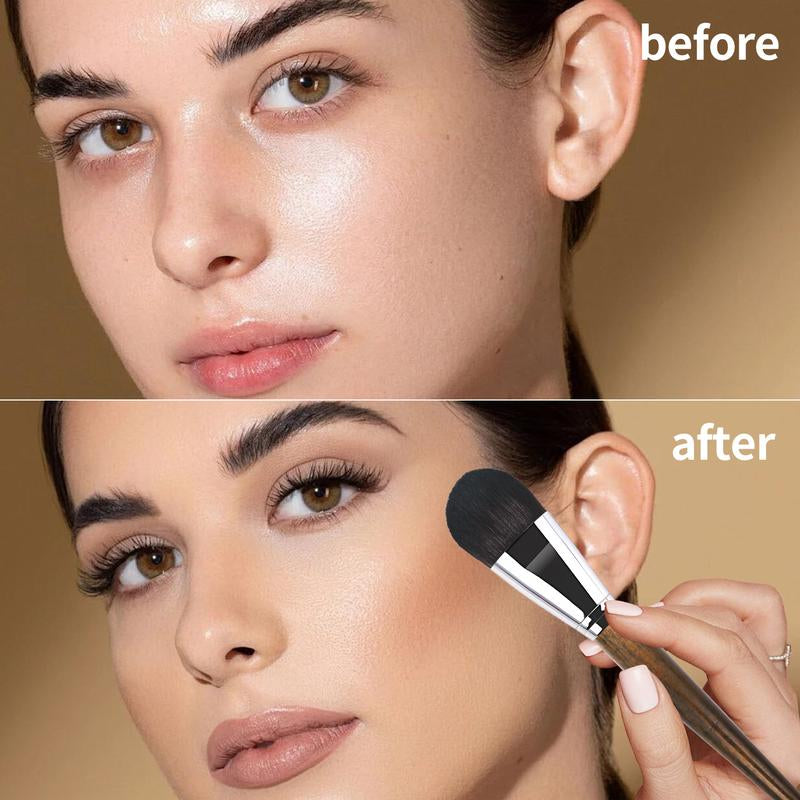 3Pc Slim Peak Wool Eyeshadow Brush Set Soft, Portable & Beginner-Friendly Professional Makeup Tools