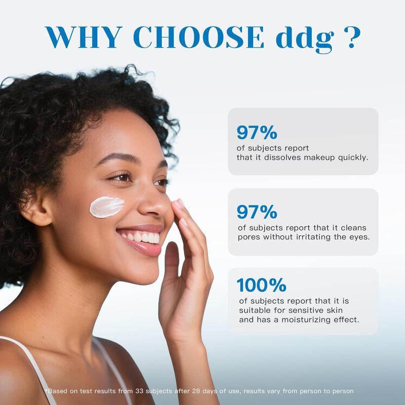 Ddg Travel Size Cleansing Balm | Makeup Remover Balm for Sensitive Skin | Vegan, Hydrating Formula with Natural Plant Oils | Individually Wrapped 3Ml (10-Pack)