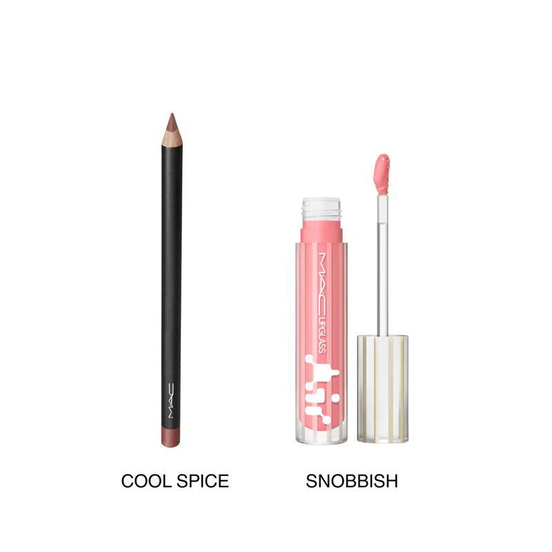MAC Glossy Lip Duo - Lip Pencil + Lipglass Air
