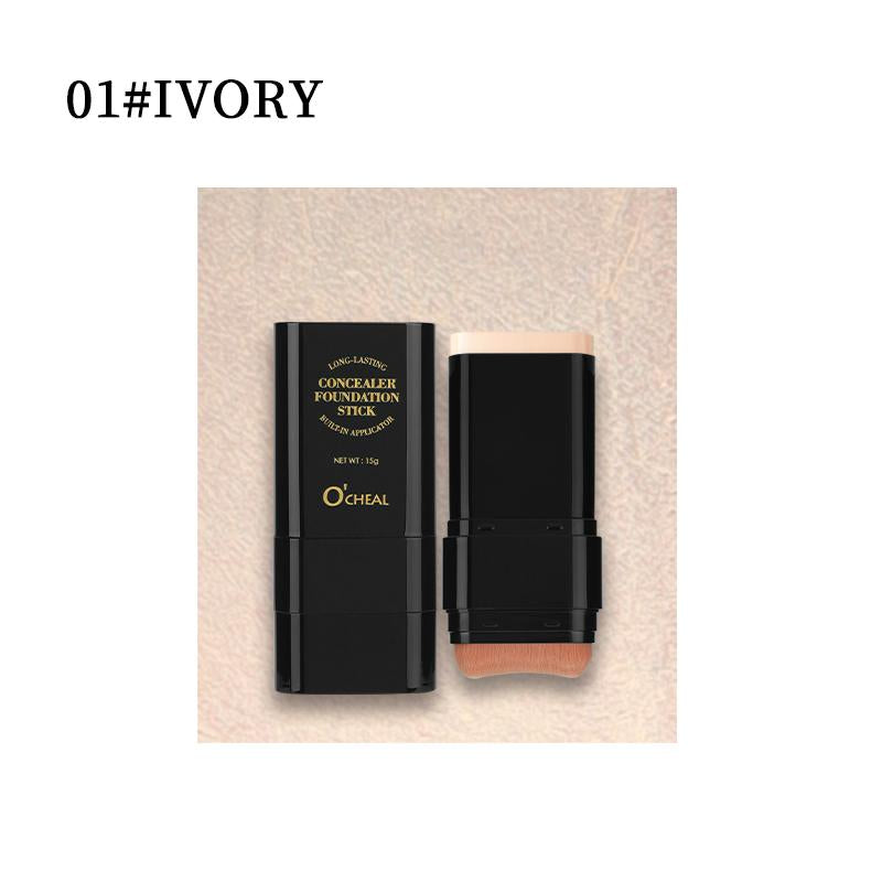 O'CHEAL Concealer & Stick,1 Box Waterproof Radiant Concealer & ,Hydrating Flawless Coverage Makeup Tool for Women & Girls, Cosmetic, Moisturizing Solid , Long Wearing Water Proof Makeup, Moisture Lite Serum Boosted Permanent Foundation