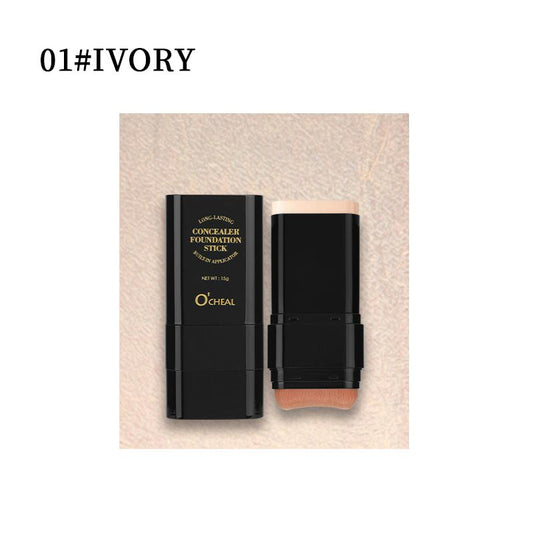 O'CHEAL Concealer & Stick,1 Box Waterproof Radiant Concealer & ,Hydrating Flawless Coverage Makeup Tool for Women & Girls, Cosmetic, Moisturizing Solid , Long Wearing Water Proof Makeup, Moisture Lite Serum Boosted Permanent Foundation