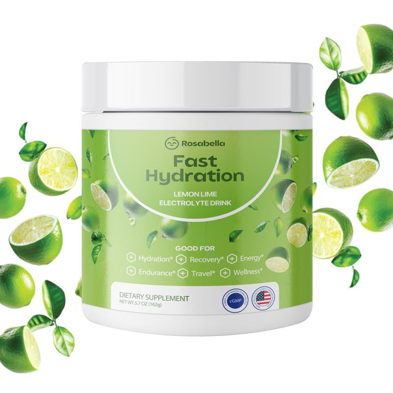 Rosabella Electrolytes for Fast Hydration, Fast Recovery, Electrolyte Imbalance - Watermelon, Lemon Lime, Orange