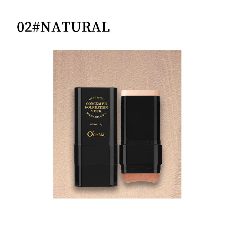 O'CHEAL Concealer & Stick,1 Box Waterproof Radiant Concealer & ,Hydrating Flawless Coverage Makeup Tool for Women & Girls, Cosmetic, Moisturizing Solid , Long Wearing Water Proof Makeup, Moisture Lite Serum Boosted Permanent Foundation