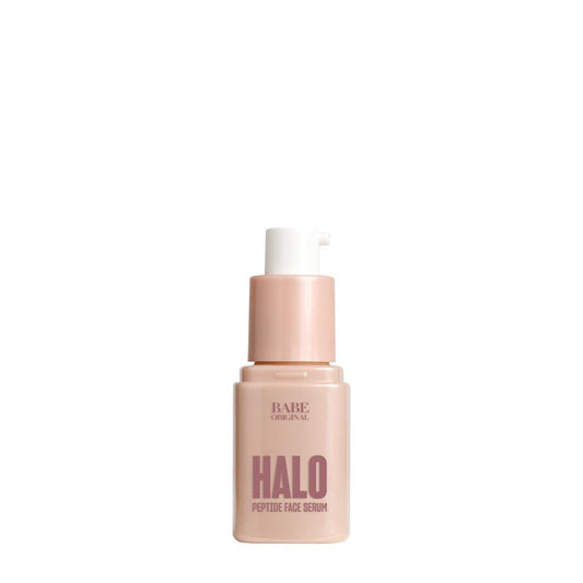 Halo Face Serum, Hydrating Peptide Face Serum with Hyaluronic Acid, Radiant and Even Complexion