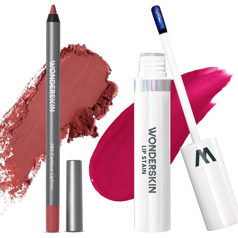Wonderskin Wonderblading Perfect Lip Duo - Lip Stain & Lipliner