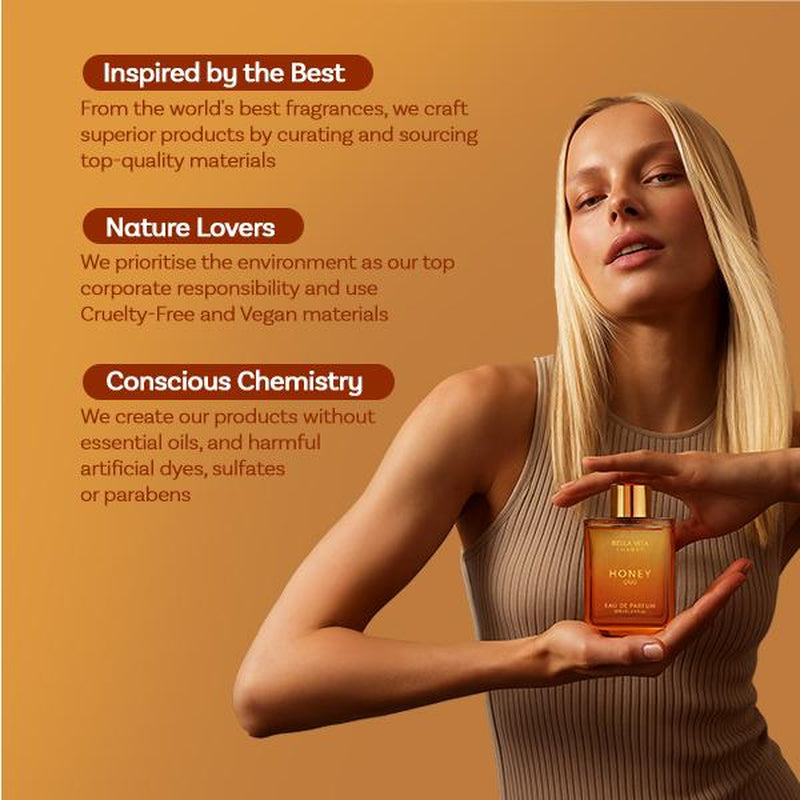 Cupcakes & Cocktails by Bellavita Luxury | 2X100 Ml Perfume Set | Honey Oud & Vanilla | Luxury Unisex Perfume for Men & Women | Long Lasting, Fruity, Floral, Spicy & Woody Notes | Luxury, Vegan & Cruelty Free Eau De Parfum