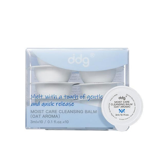 Ddg Travel Size Cleansing Balm | Makeup Remover Balm for Sensitive Skin | Vegan, Hydrating Formula with Natural Plant Oils | Individually Wrapped 3Ml (10-Pack)