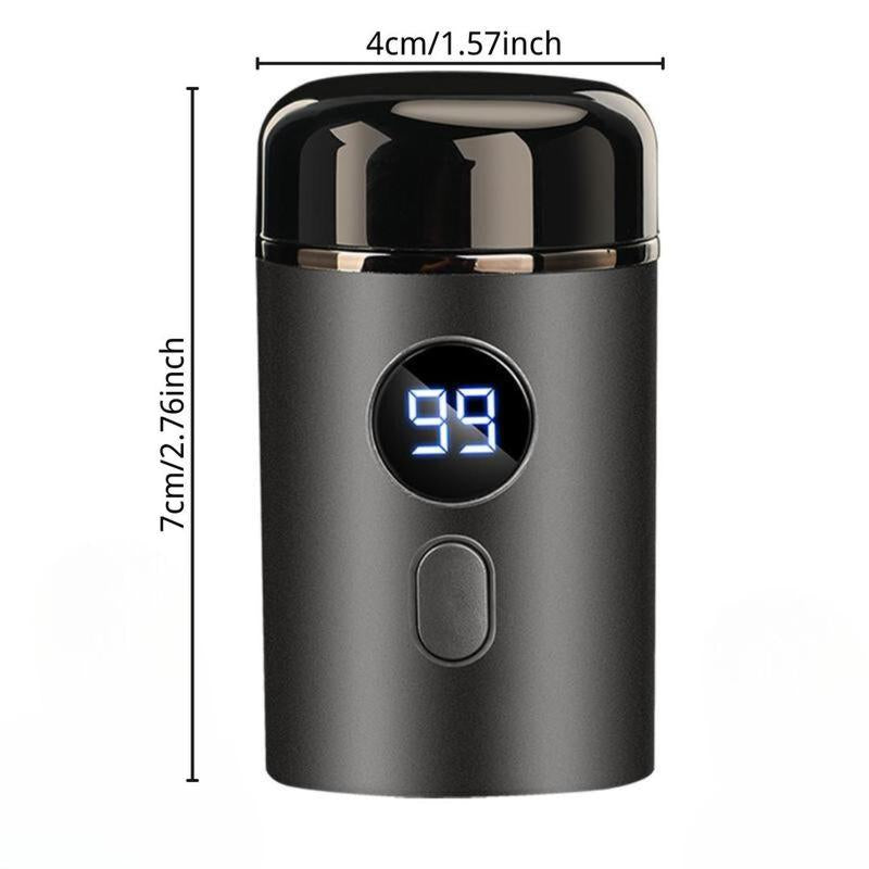 Electric Mini Shaver, Waterproof Portable USB Rechargeable Razor with Lcd Display, Washable Beard Trimmer for Men, Great for Travel and Home Use,Shaver for Women, Shaver for Men,Shaving Products,Barber Equipment