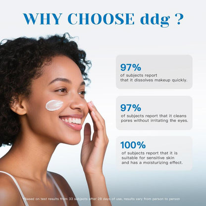 Ddg Travel Size Cleansing Balm | Makeup Remover Balm for Sensitive Skin | Vegan, Hydrating Formula with Natural Plant Oils | Individually Wrapped 3Ml (10-Pack)