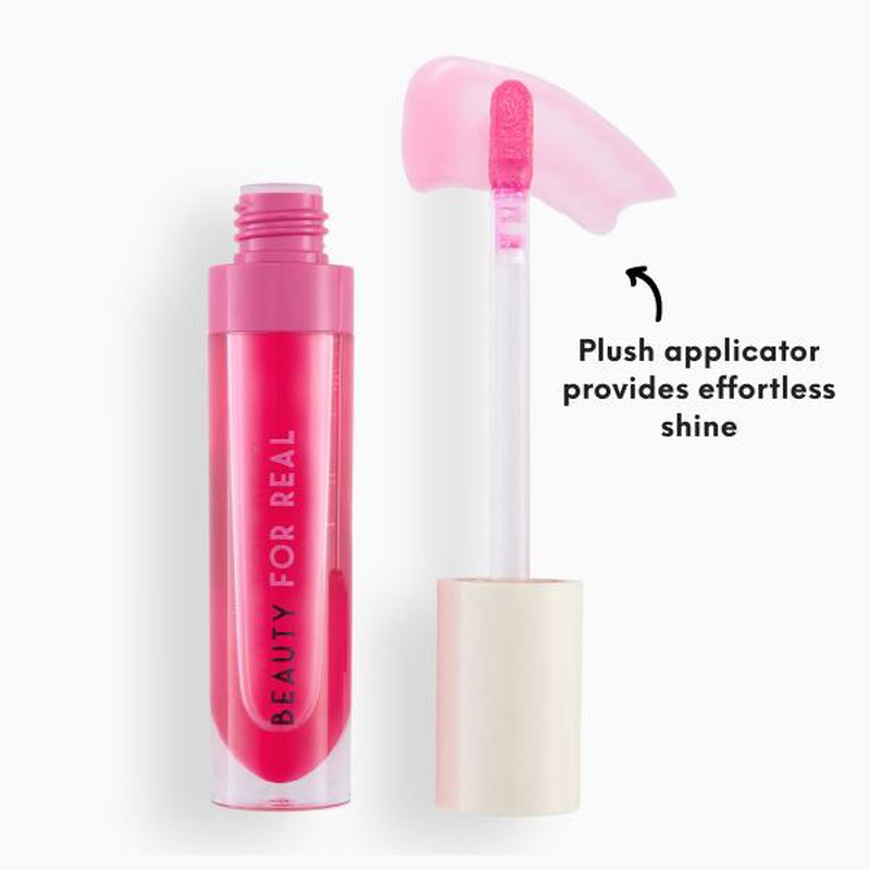 BEAUTY for REAL - Lip Revival Hi-Shine Hydrating Lip Oil - Strawberry Fields