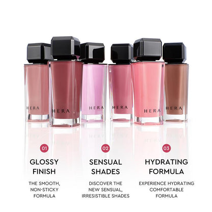 [HERA Official] SENSUAL NUDE GLOSS – Volumizing Korean Lip Gloss for Smooth, Fuller-Looking Lips | Sheer & Glossy Finish, Non-Sticky, Moisturizing & Hydrating