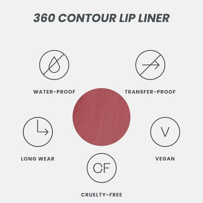 Wonderskin Wonderblading Perfect Lip Duo - Lip Stain & Lipliner
