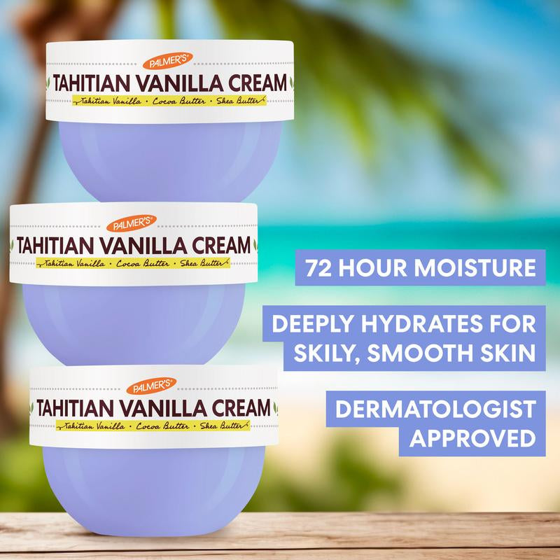 Palmer'S Cocoa Butter Formula Tahitian Vanilla Moisture Drenching Body Cream with Shea Butter & Vitamin E 250G Vegan Friendly Antioxidant Rich for Sensitive Skin