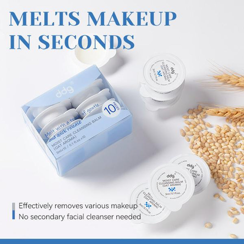 Ddg Travel Size Cleansing Balm | Makeup Remover Balm for Sensitive Skin | Vegan, Hydrating Formula with Natural Plant Oils | Individually Wrapped 3Ml (10-Pack)